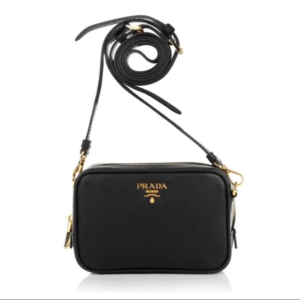 Prada contenitore tracolla saffiano crossbody NEW